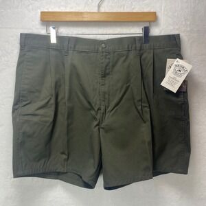 NWT Flyers Tropical Sportswear Mens Wrinkle Proof Shorts Khaki Green Size 40